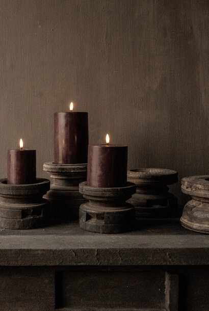 Kerzenständer aus Holz