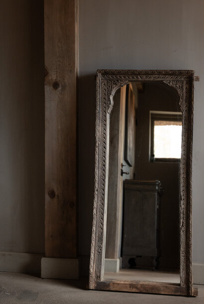 Authentieke houten spiegel India