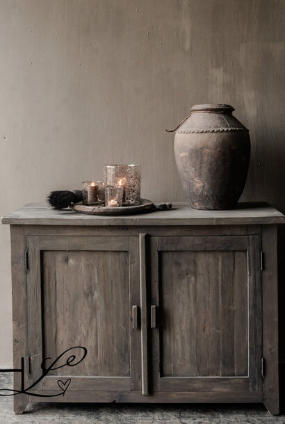 Zweitüriges Sideboard aus Altholz LUKSA