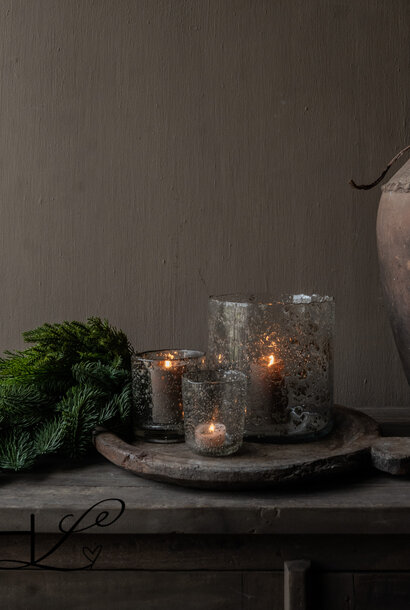 Authentische alte nepalesische Holzschale