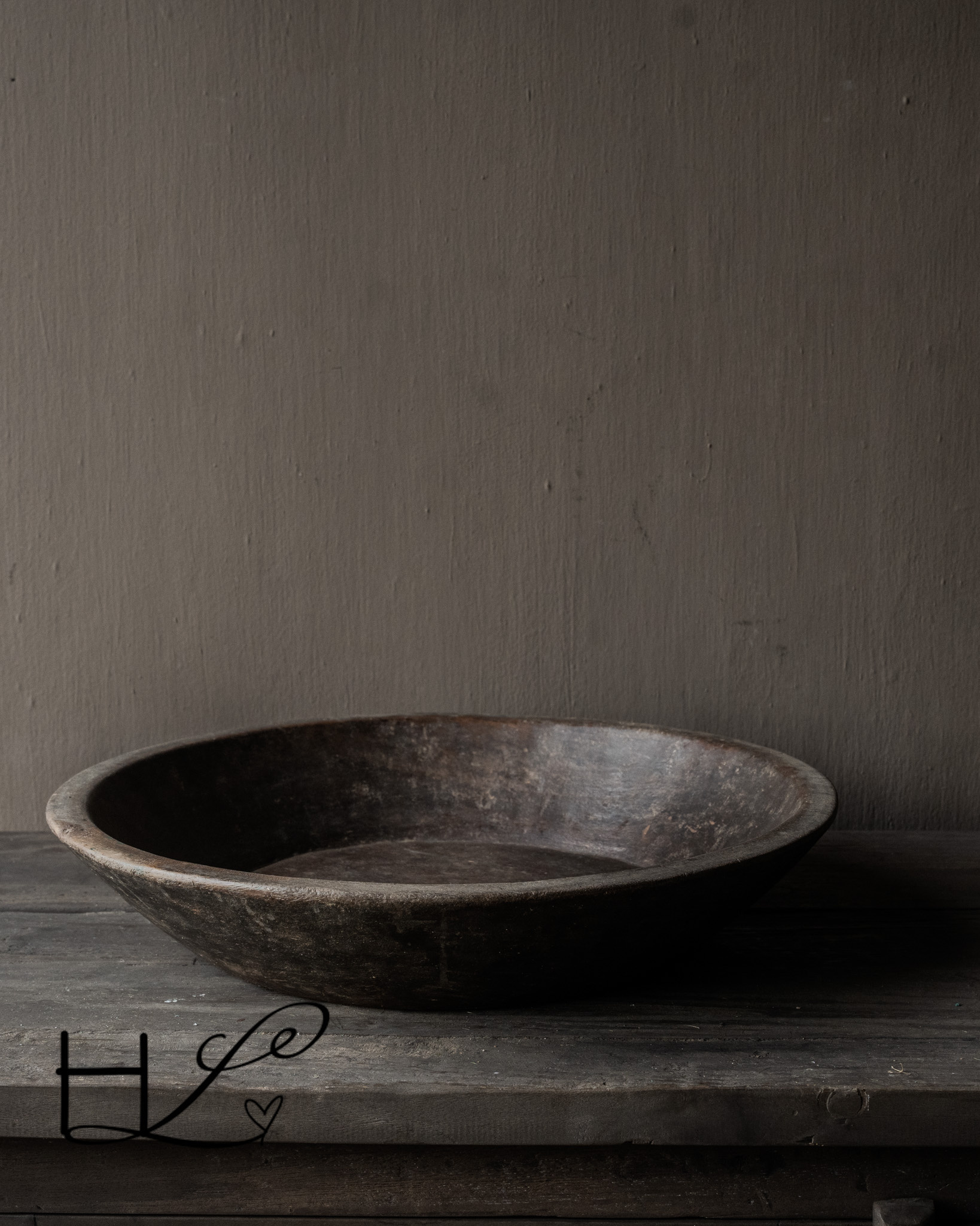 Authentic old wooden Nepalese bowl-3