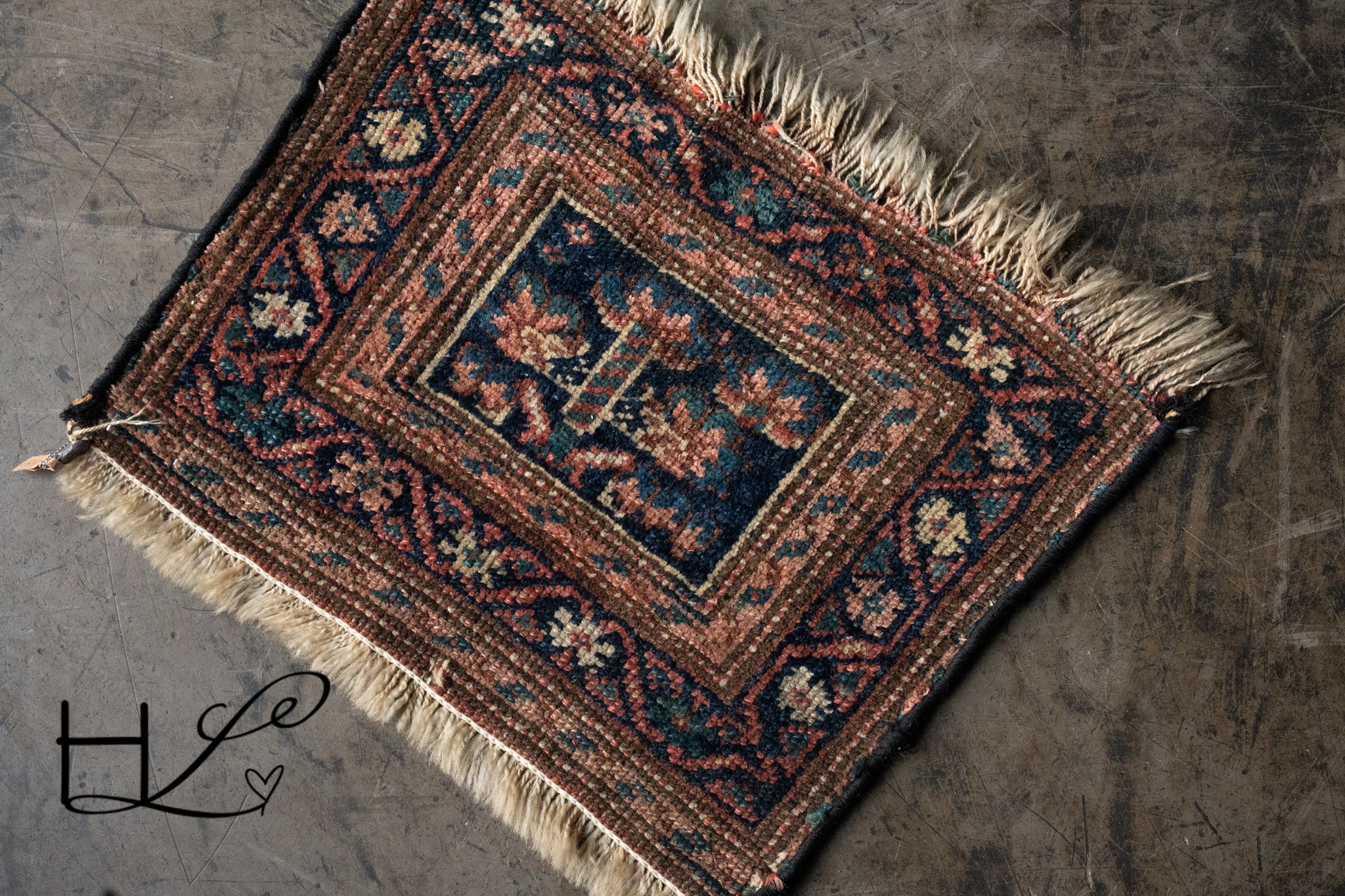 Vintage tafel wandkleedje of zadelkleedje-2