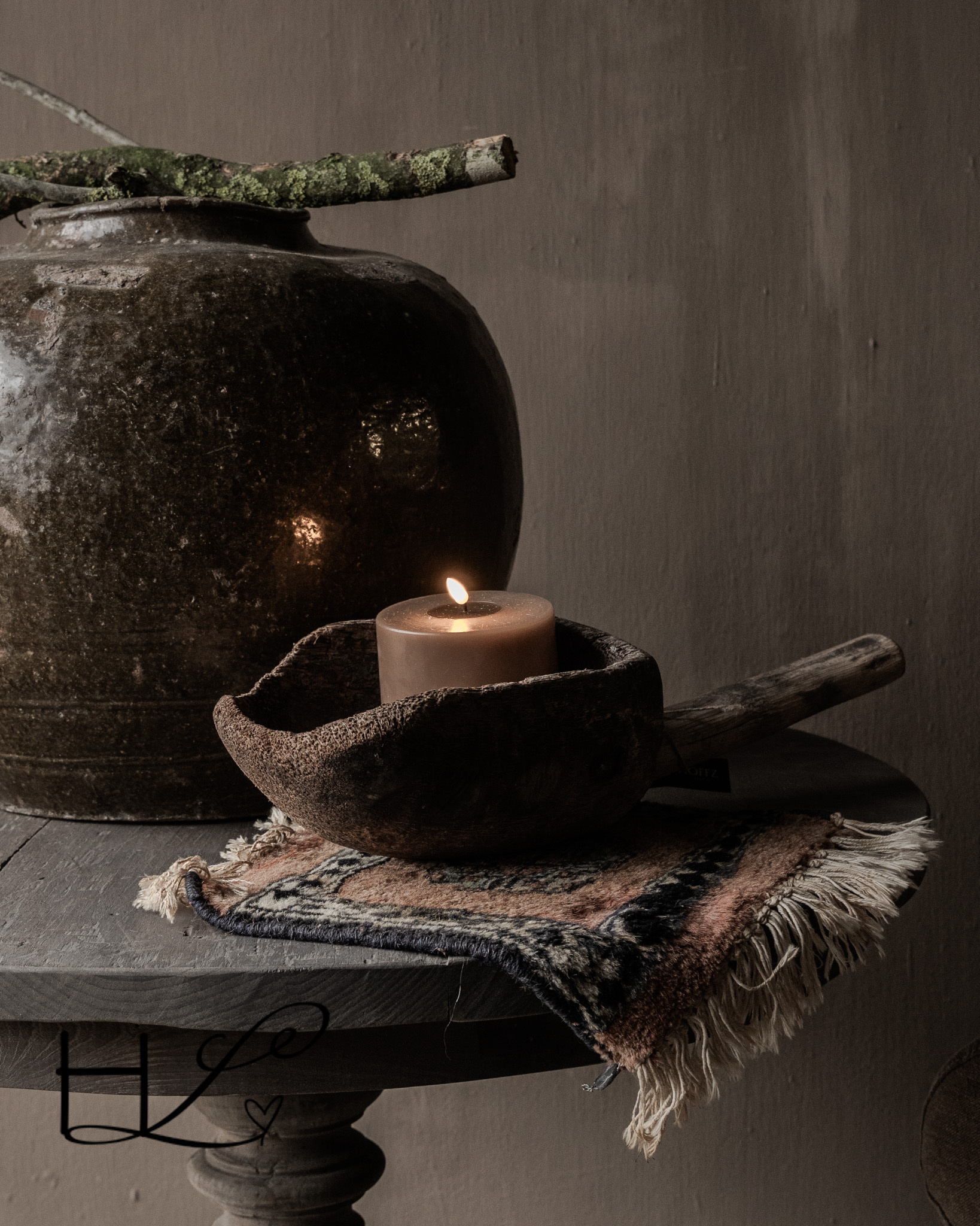 Oud Houten Graanschep – HOFFZ-1