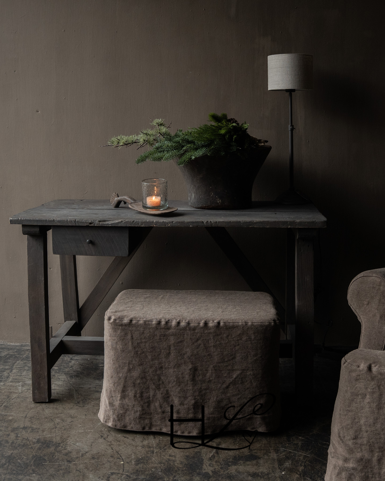 Fauteuil Levi Hoffz en hocker Liza-8