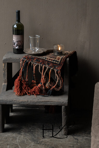 Authentiek Houten Kruk / Trapje Davi – HOFFZ