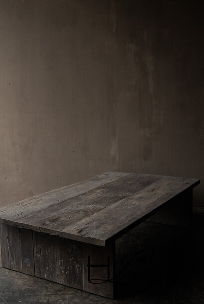 Authentieke HOFFZ Salontafel van Oud Hout