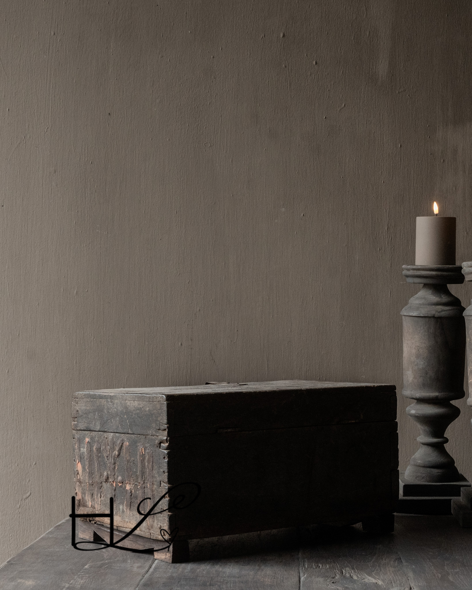 Einzigartige alte authentische Holzkiste HOFFZ-6