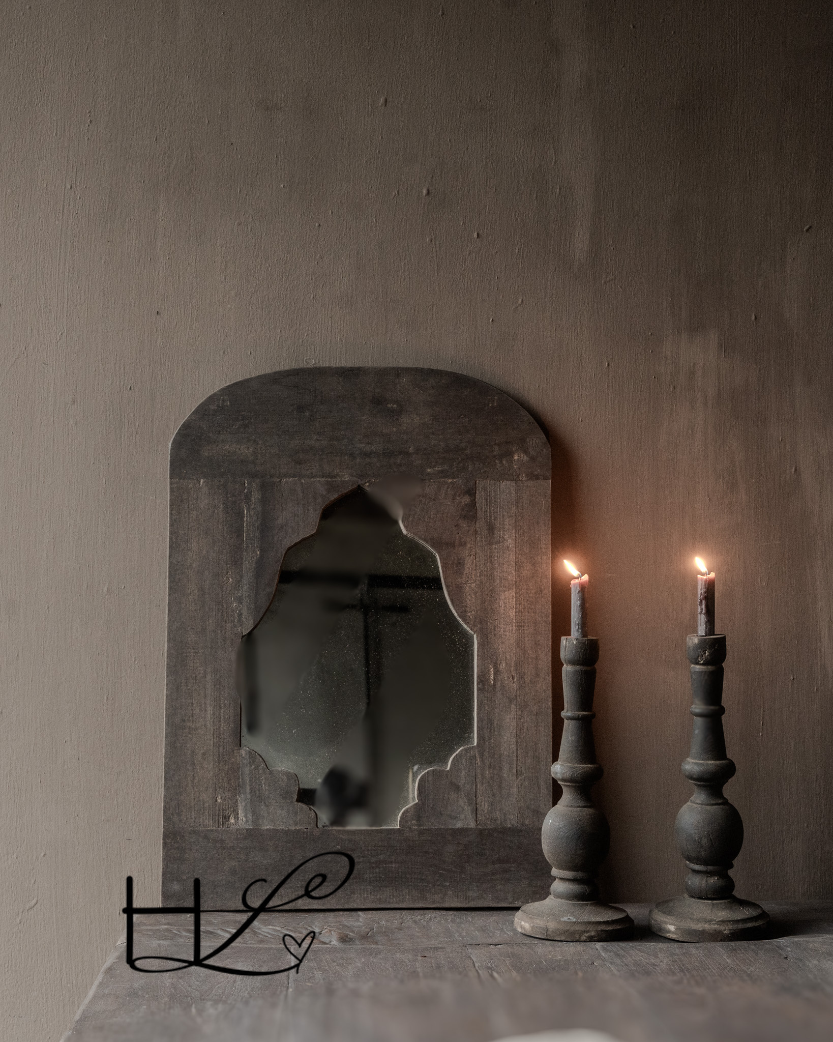 Spiegel aus altem, gebrauchtem Holz-1