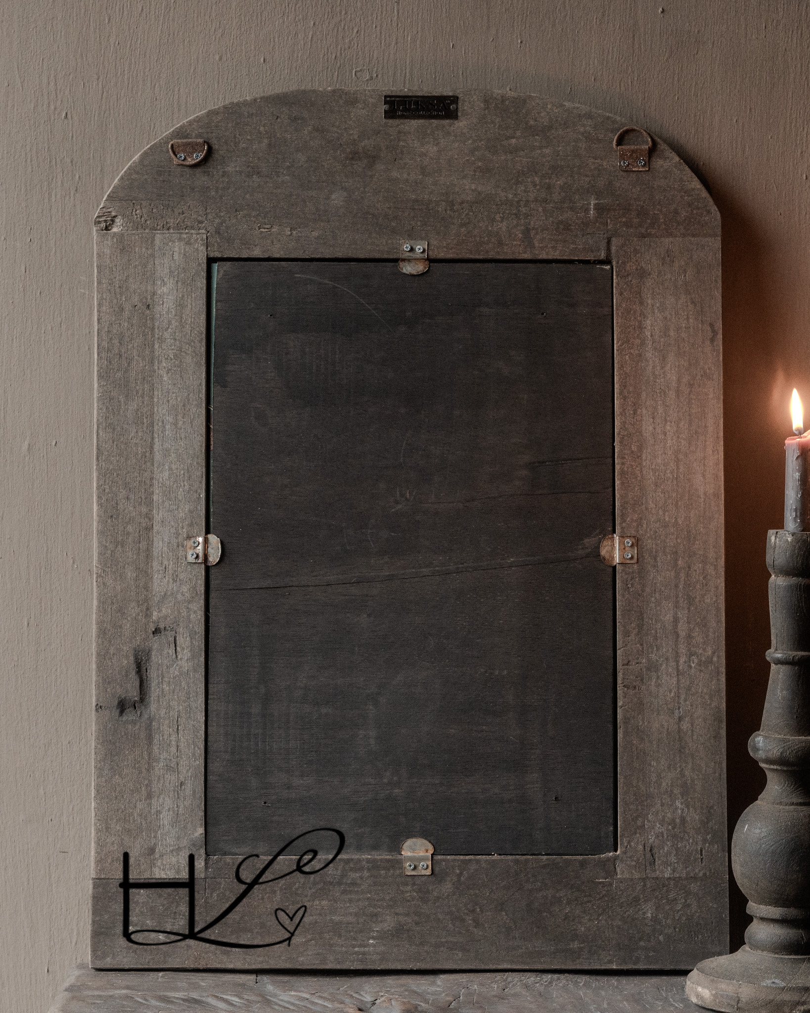 Spiegel aus altem, gebrauchtem Holz-4