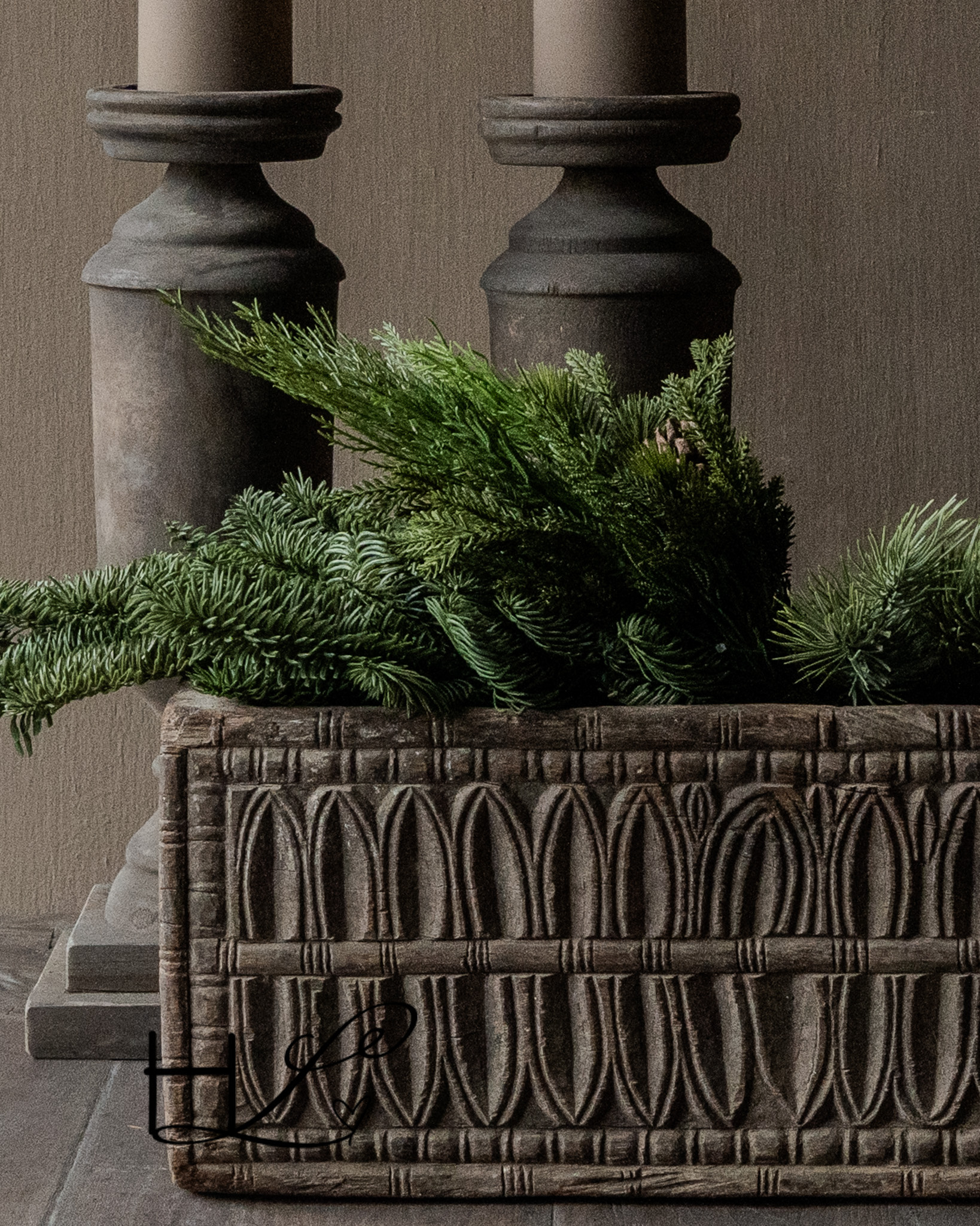 Old wooden grain trough India – Hoffz-7