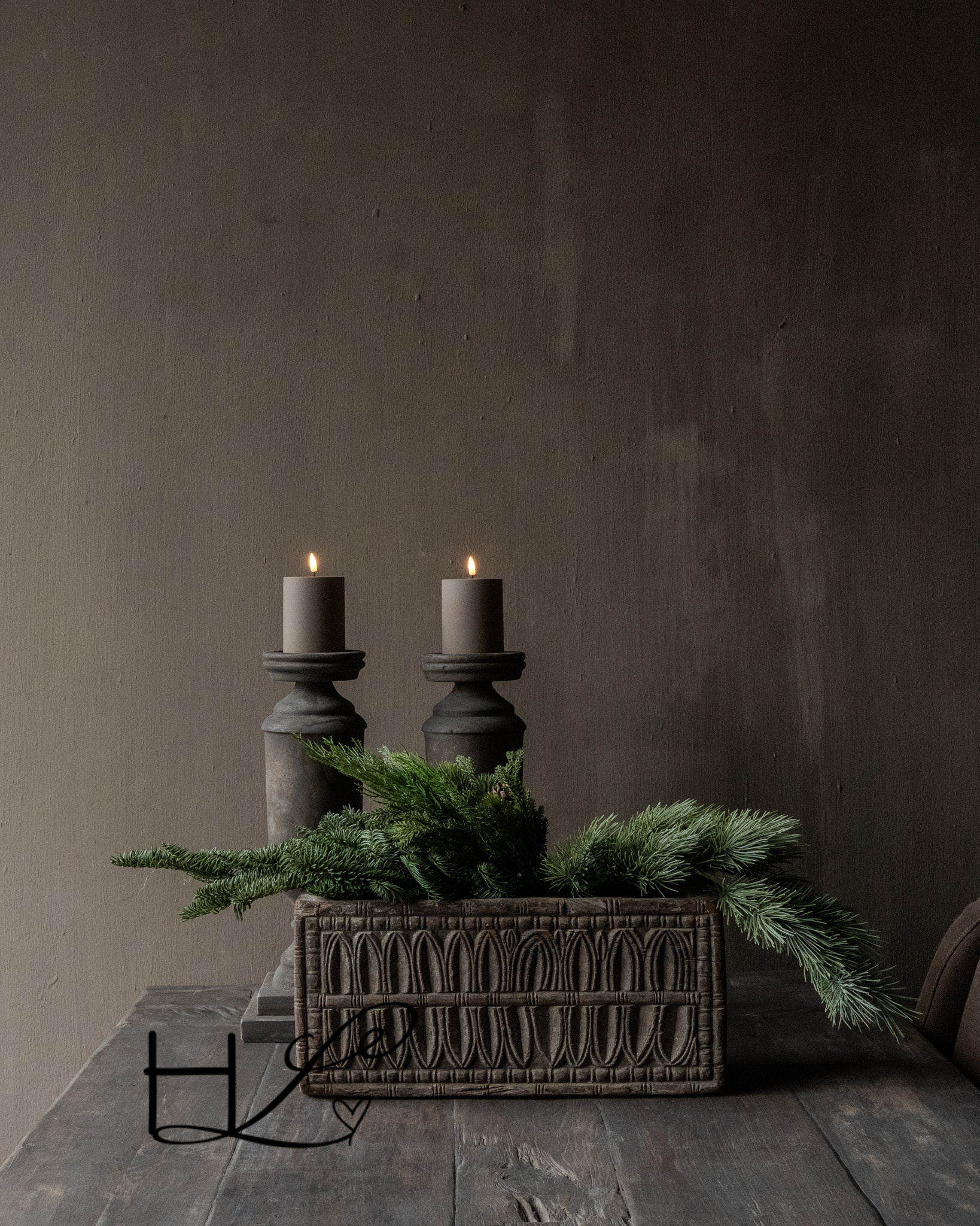 Old wooden grain trough India – Hoffz-1