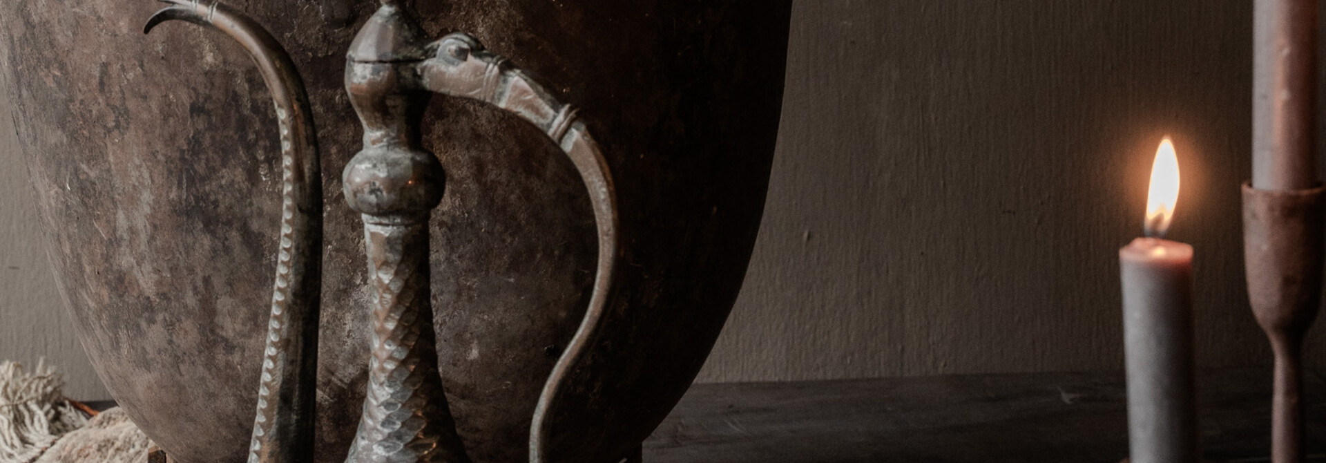 Uniek Antiek Koperen Hoffz Kan