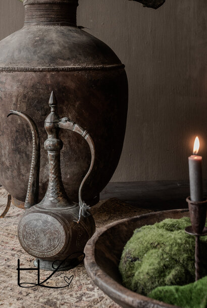 Unique Antique Copper Hoffz Can