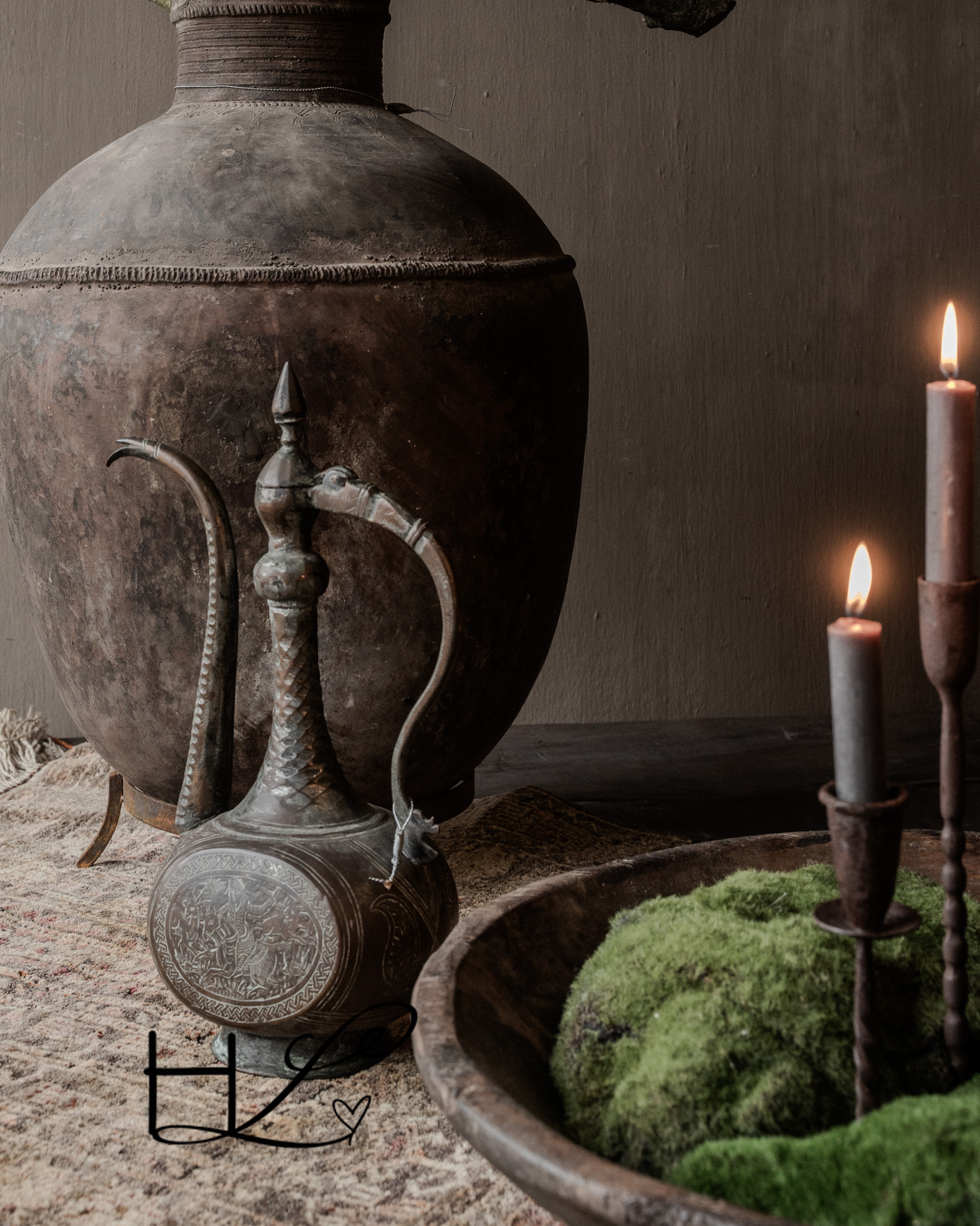 Uniek Antiek Koperen Hoffz Kan-1