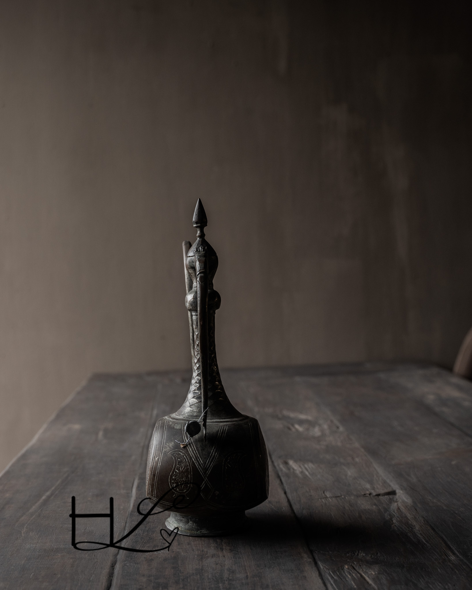 Uniek Antiek Koperen Hoffz Kan-2