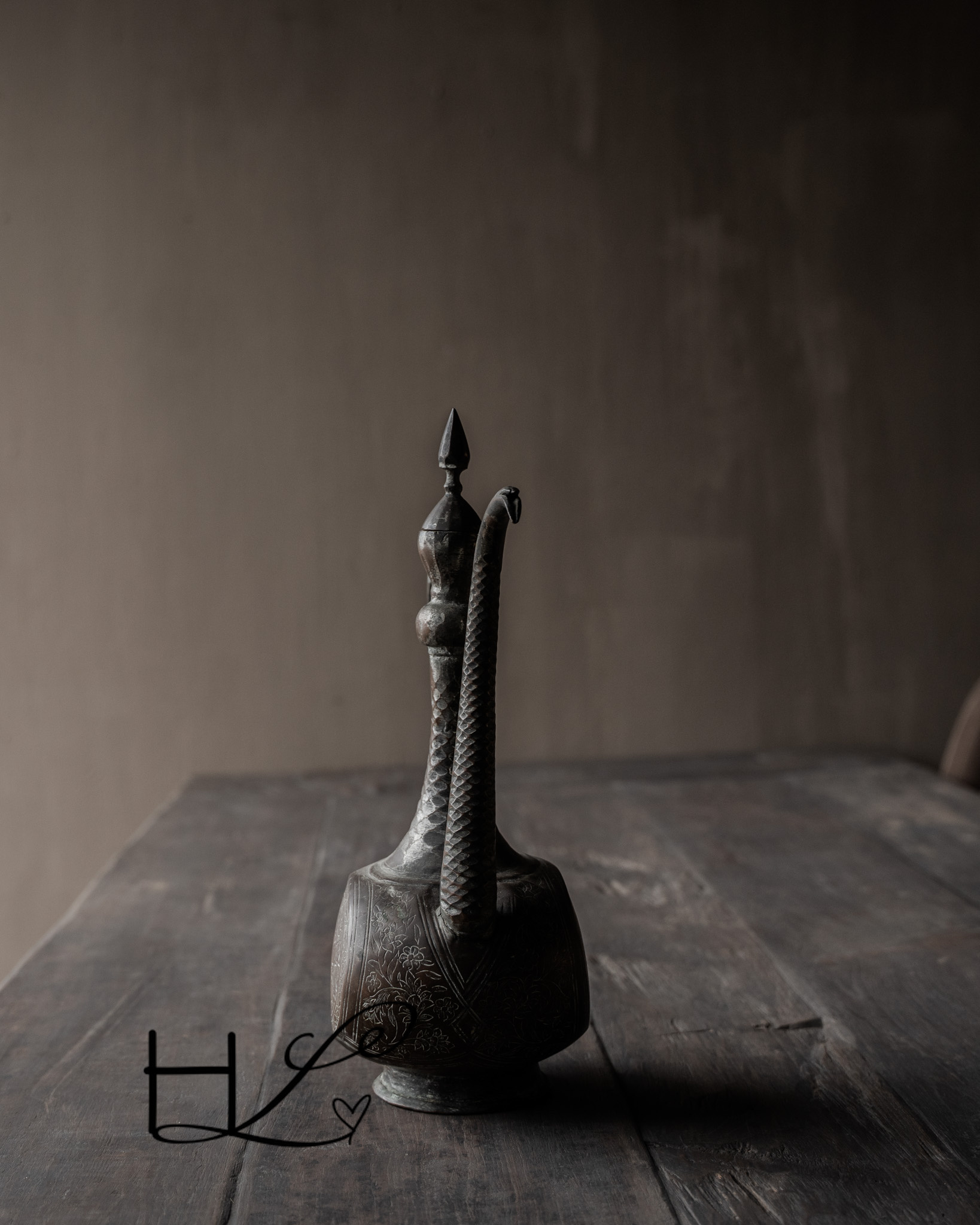 Uniek Antiek Koperen Hoffz Kan-5