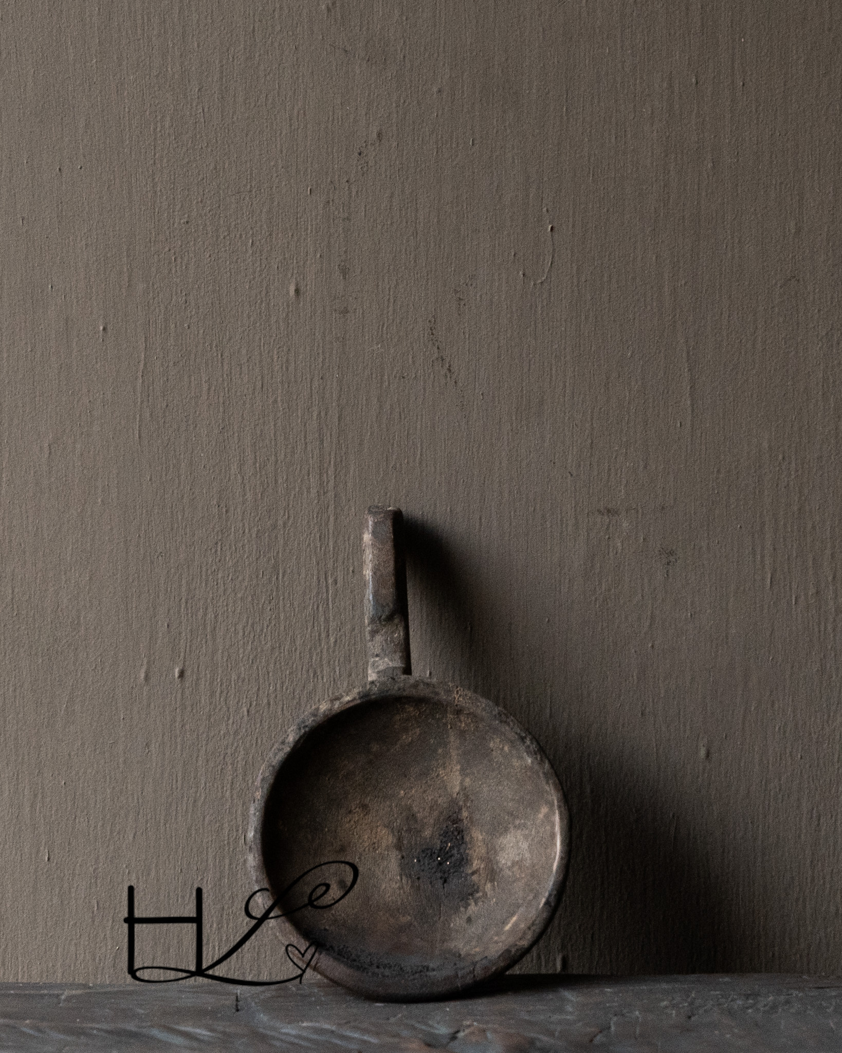 Einzigartiger alter authentischer Holzlöffel-2