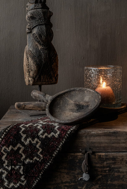 Einzigartiger alter authentischer Holzlöffel -