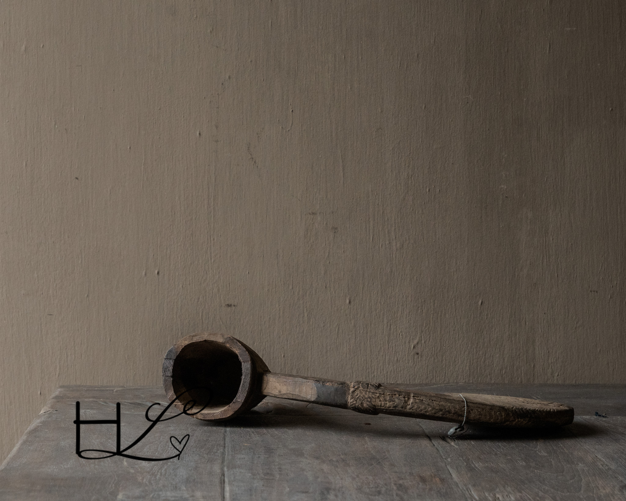 Unieke Authentieke Nepalese Houten Mortar Stamper-5