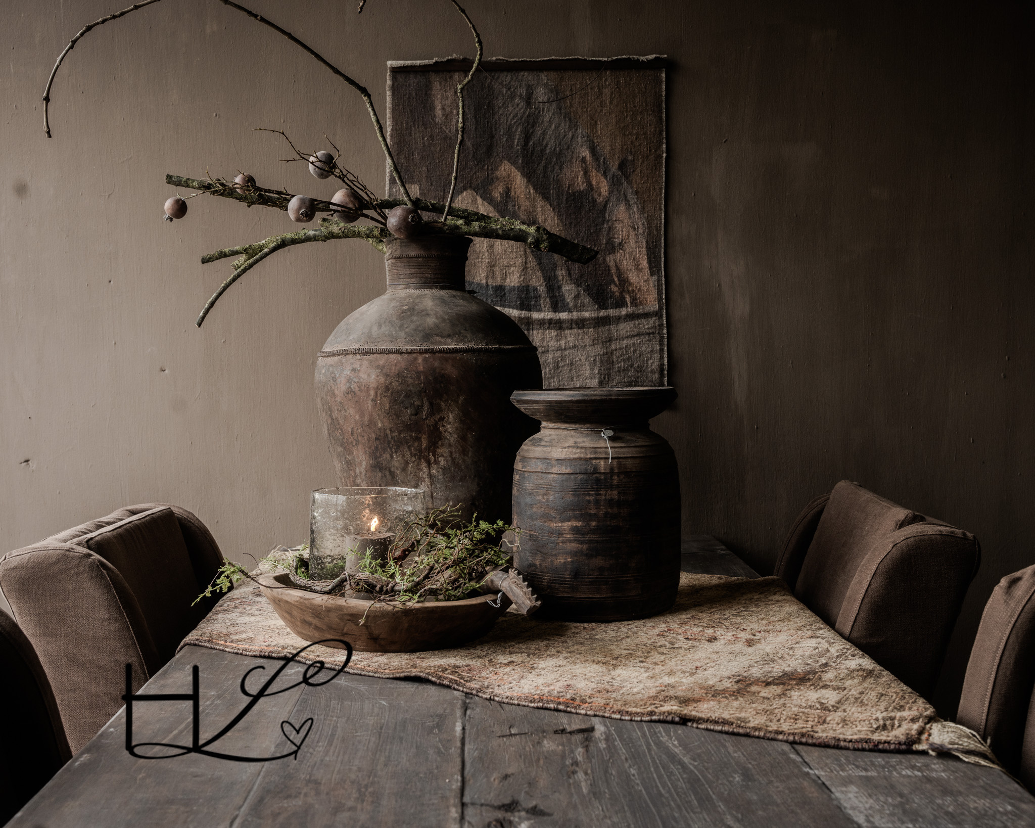 Vintage Handgeknoopt Oosters Kleed – Uniek & Doorleefd-3