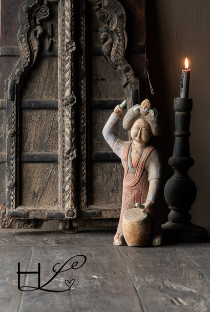 Earthenware figurine Fat Lady