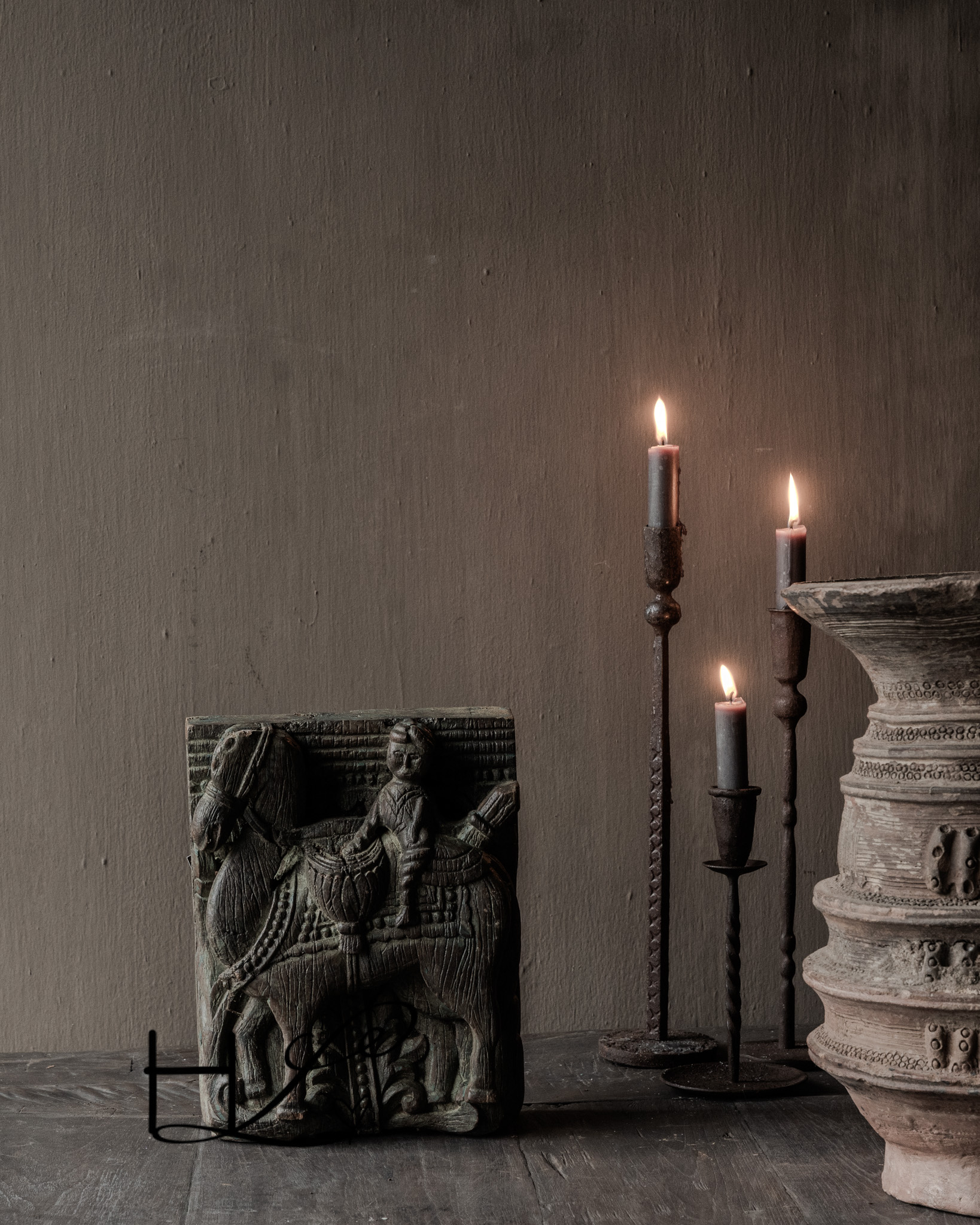 Unique hand-carved wooden ornament – India-2