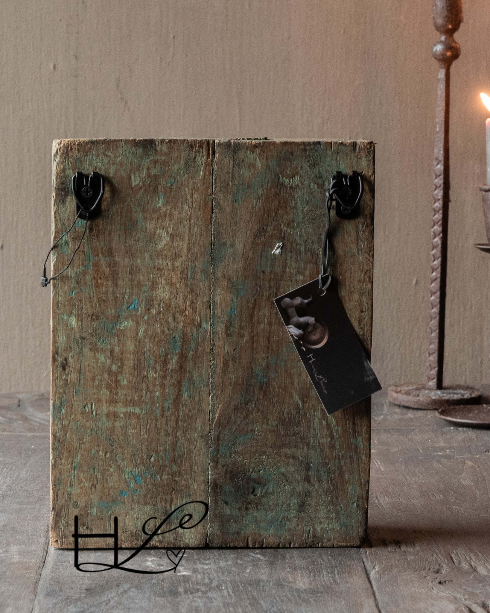 Unique hand-carved wooden ornament – India-4