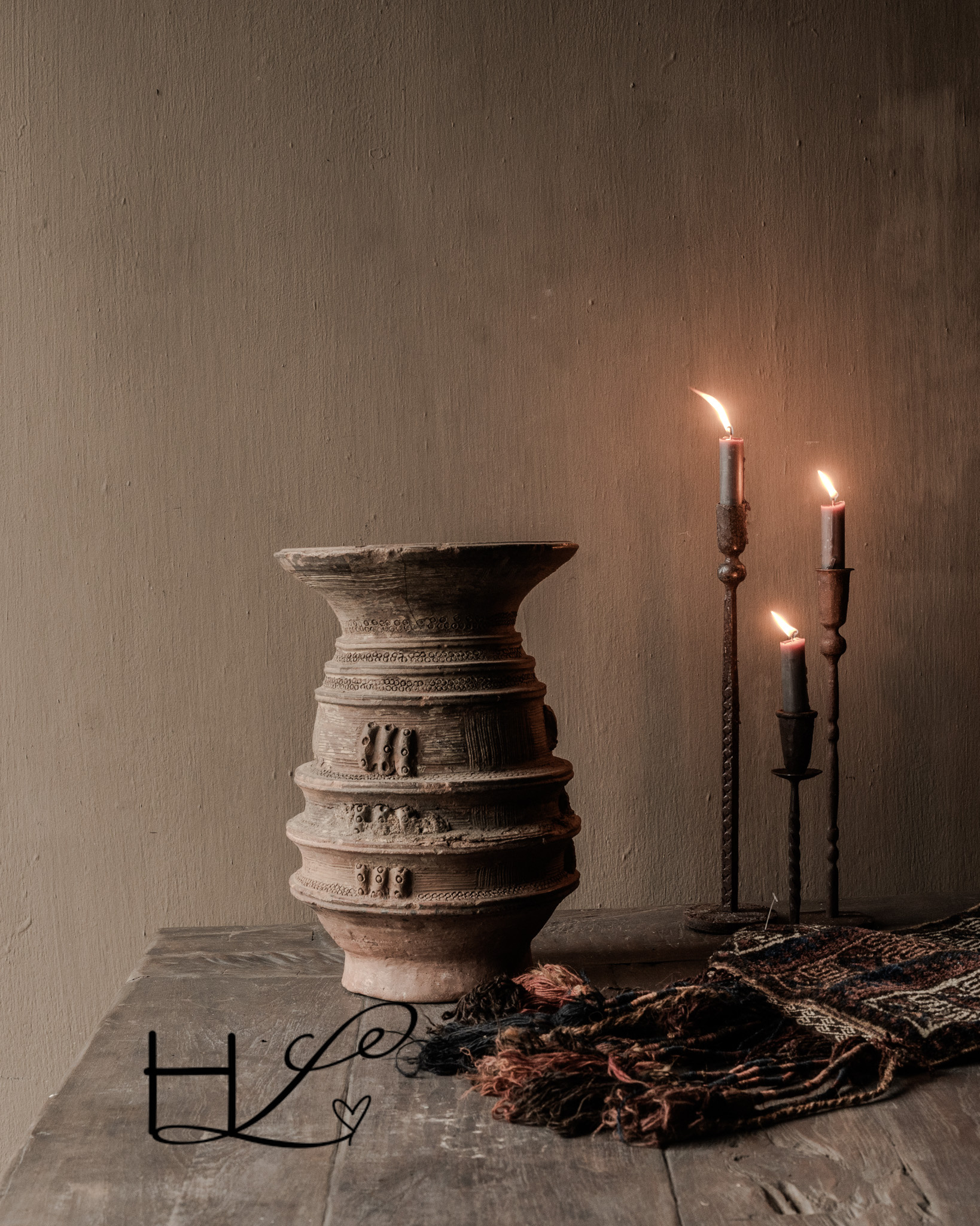 Prachtig Nupe Authentieke waterkruik-1