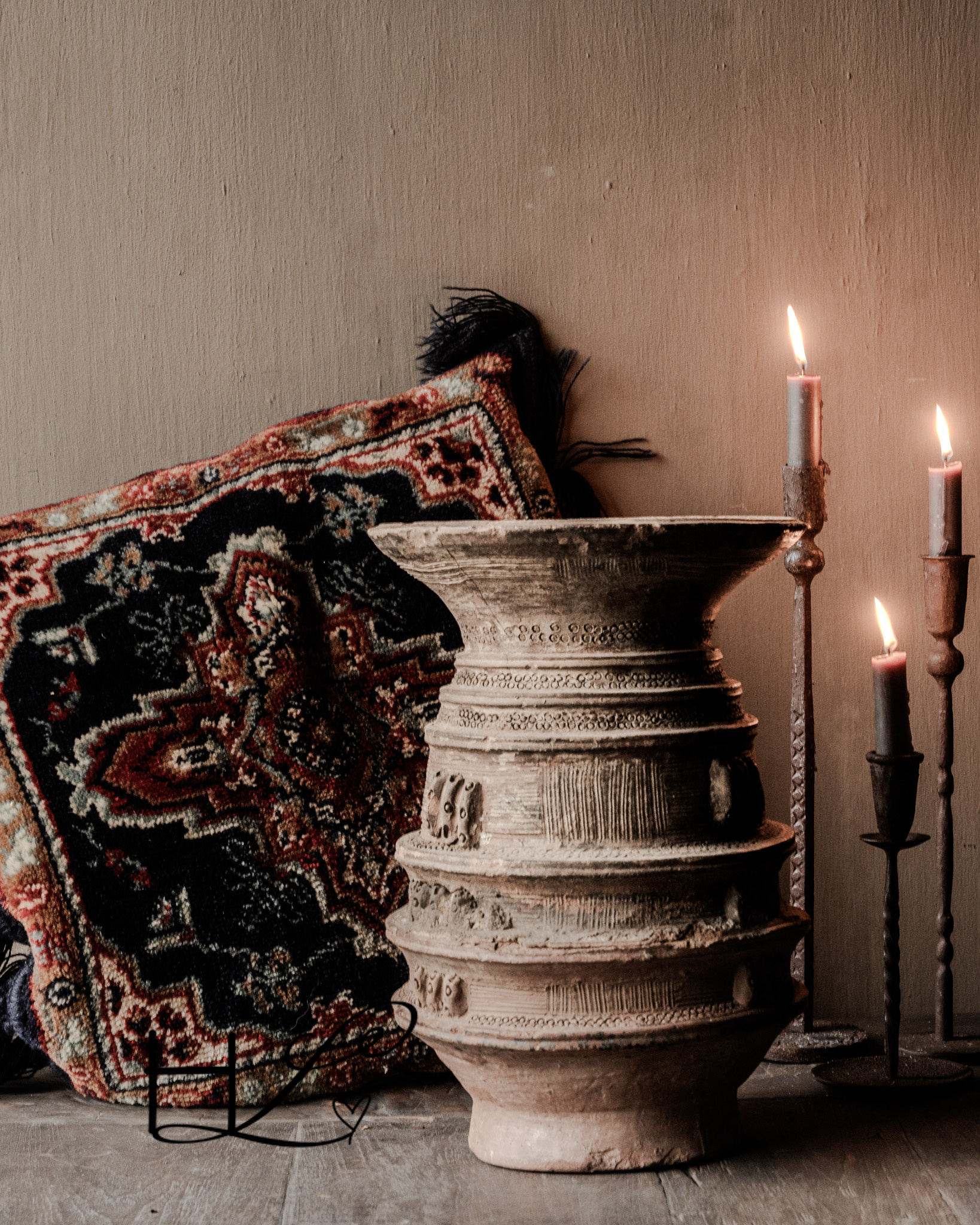 Prachtig Nupe Authentieke waterkruik-1