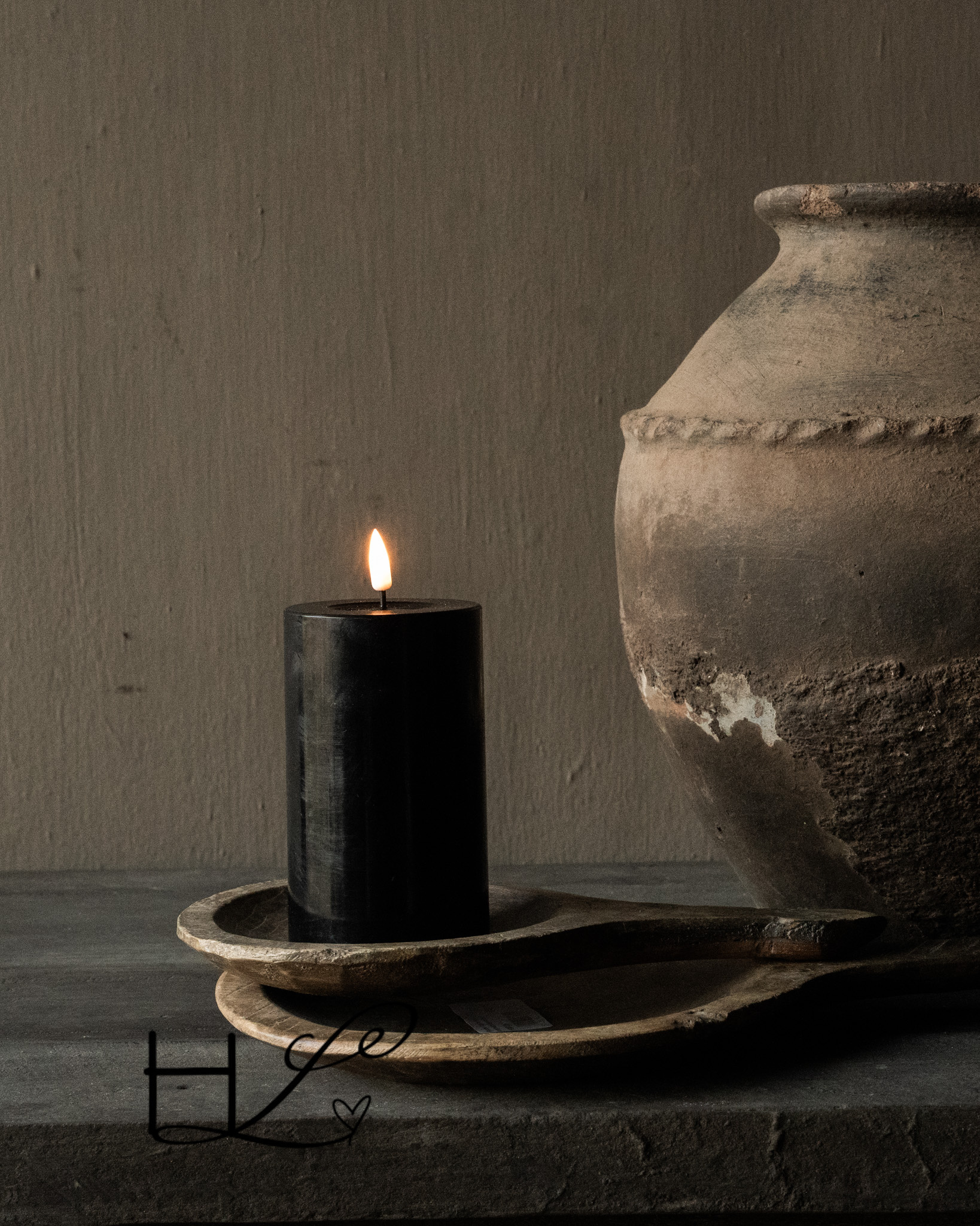 Unique Old Authentic wooden spoon-3