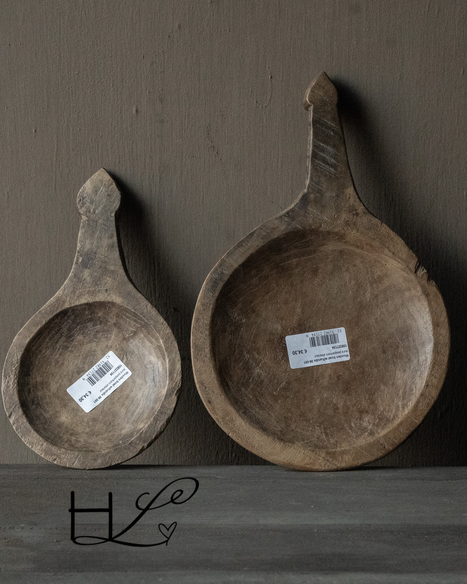 Unique Old Authentic wooden spoon-4