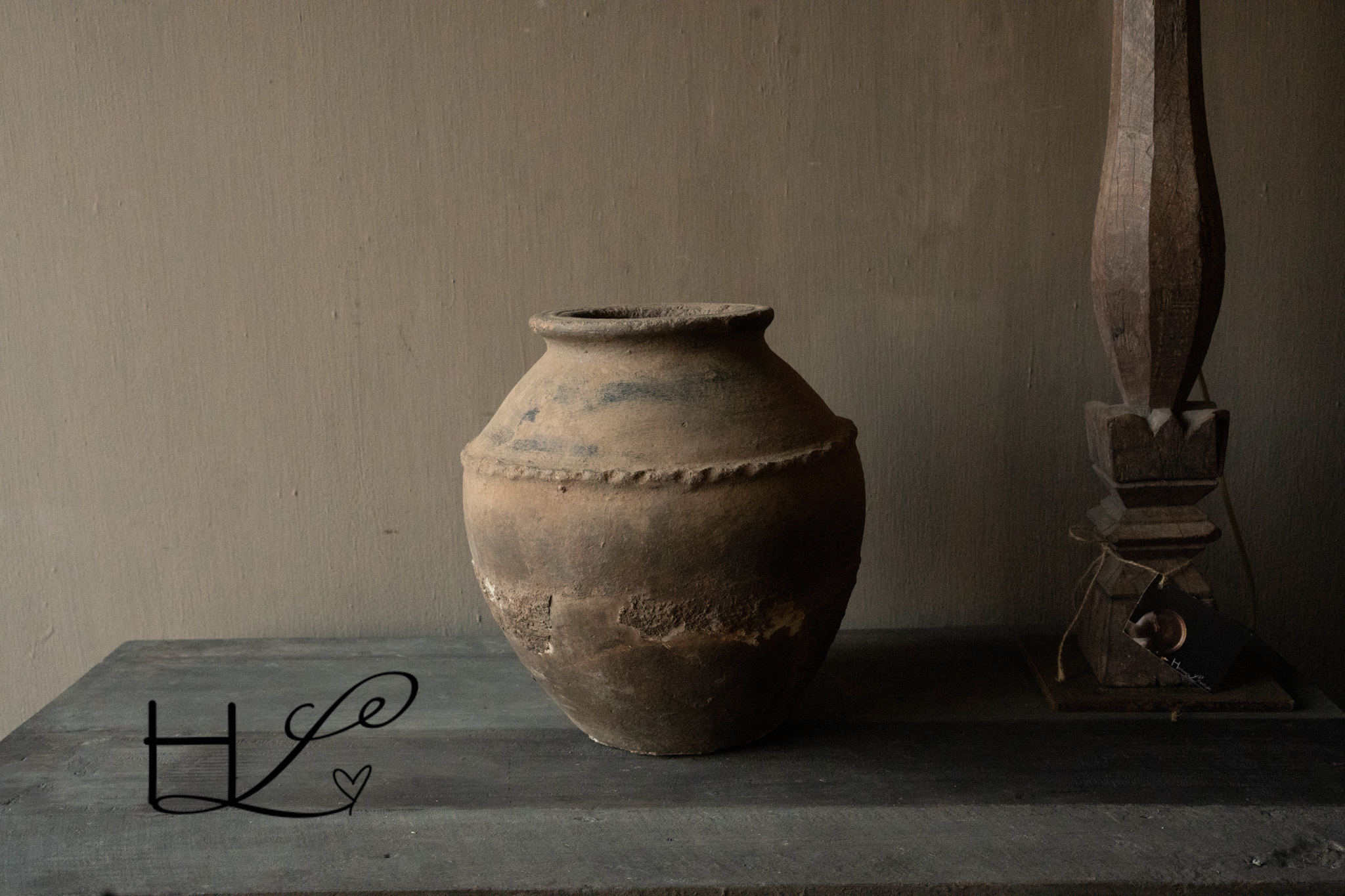 Einzigartiger, authentischer indischer Krug-2