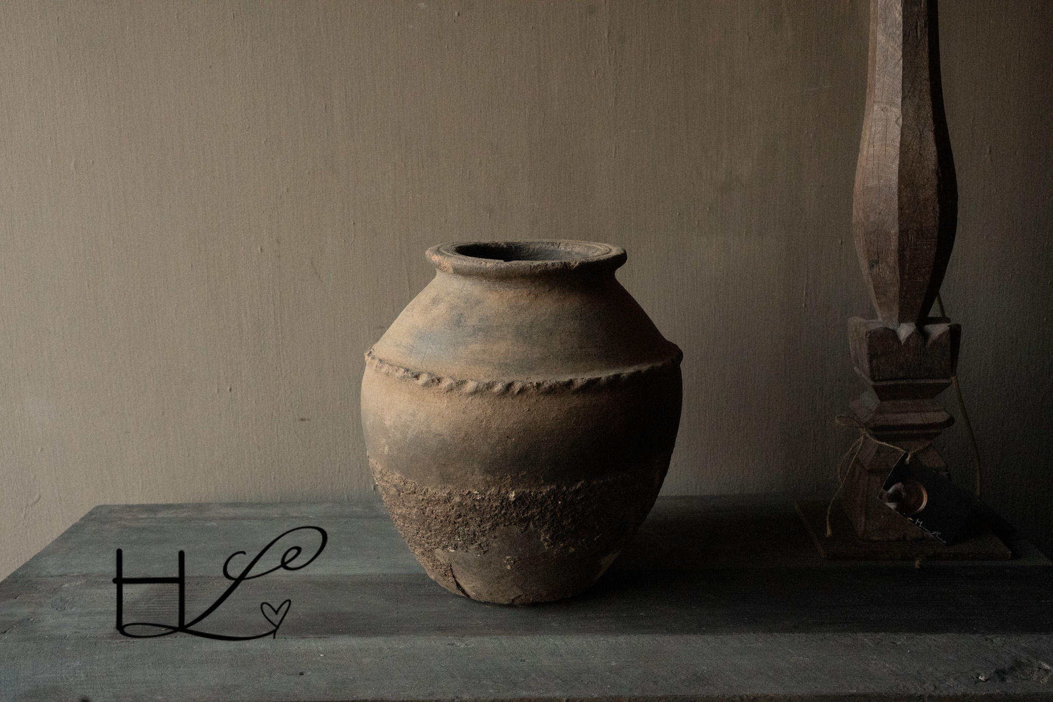 Einzigartiger, authentischer indischer Krug-6