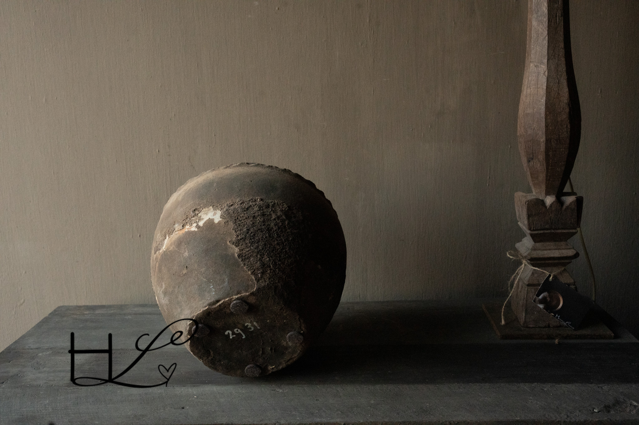 Einzigartiger, authentischer indischer Krug-9