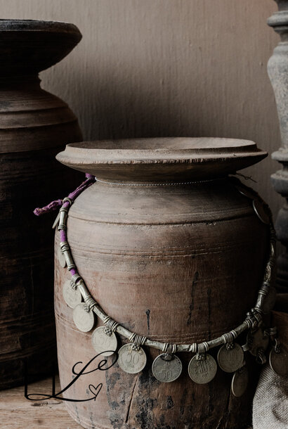 Uniek antiek Munten ketting