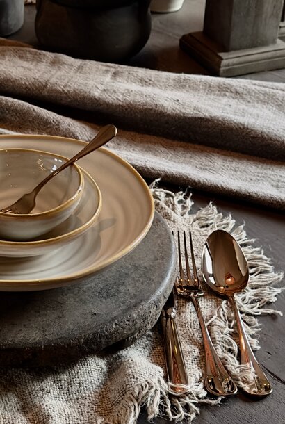 TRULLI Besteckset für 2 Personen, 10-teilig, Roségold