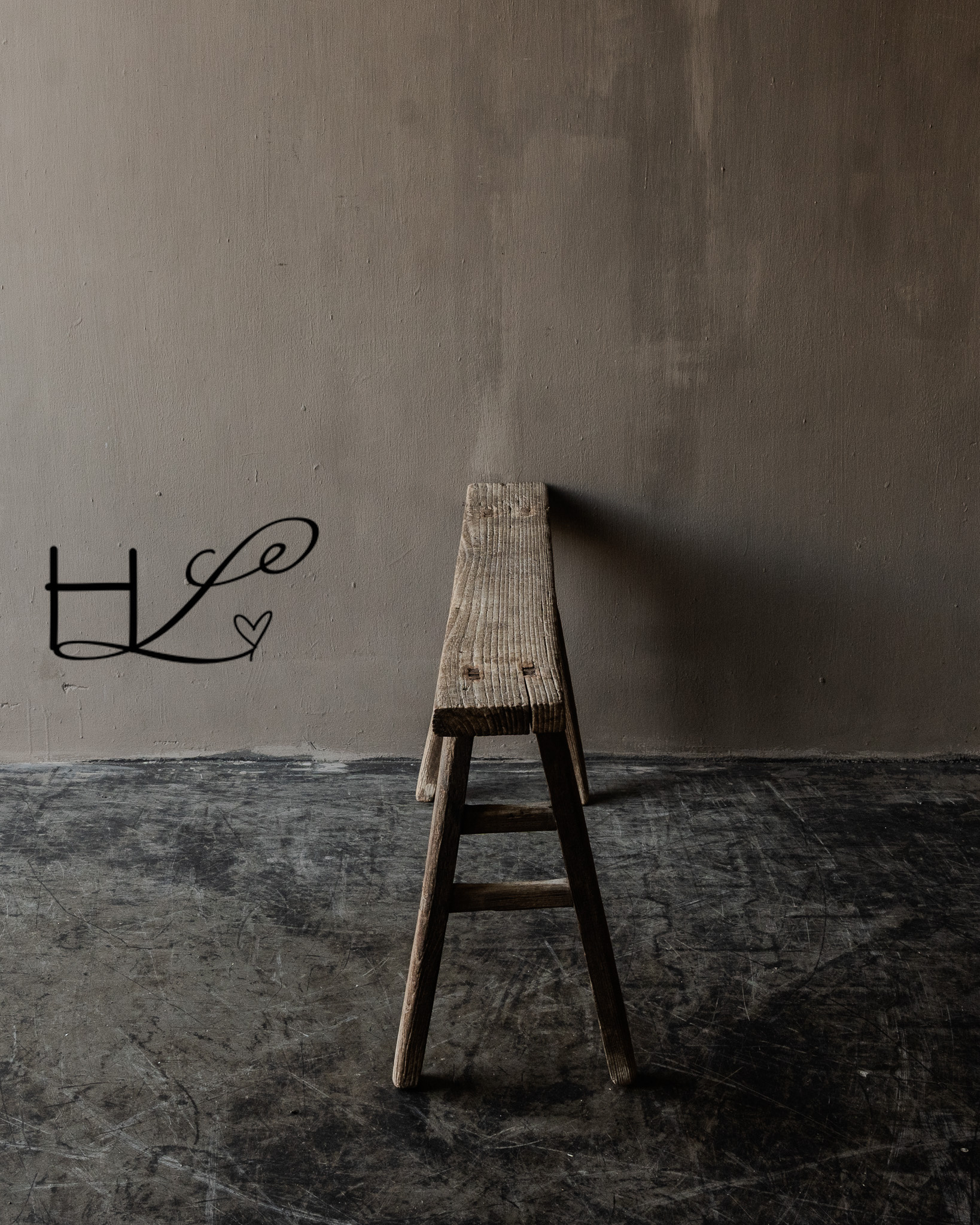 Authentic Chinese elmwood wooden bench-5