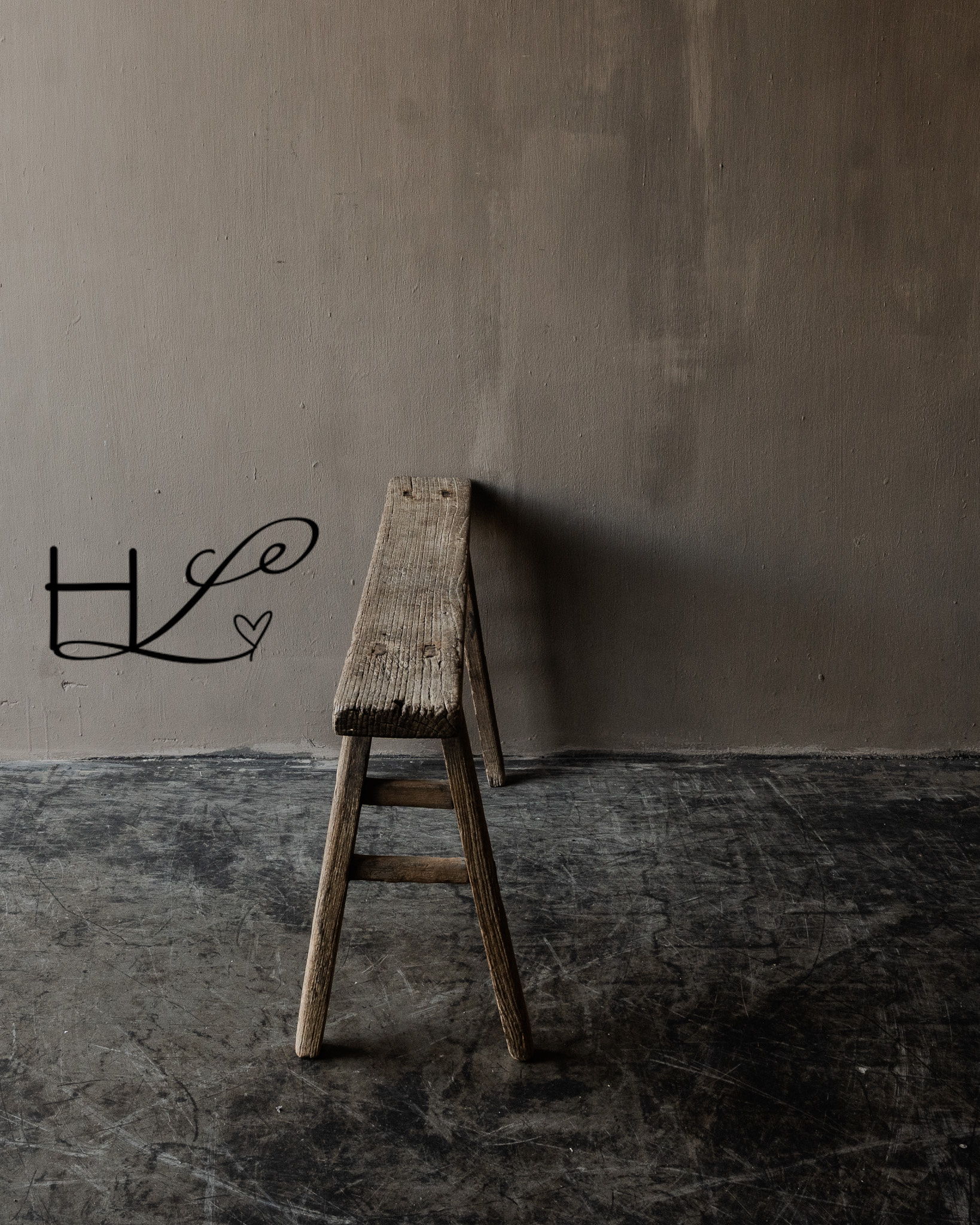 Authentic Chinese elmwood wooden bench-7