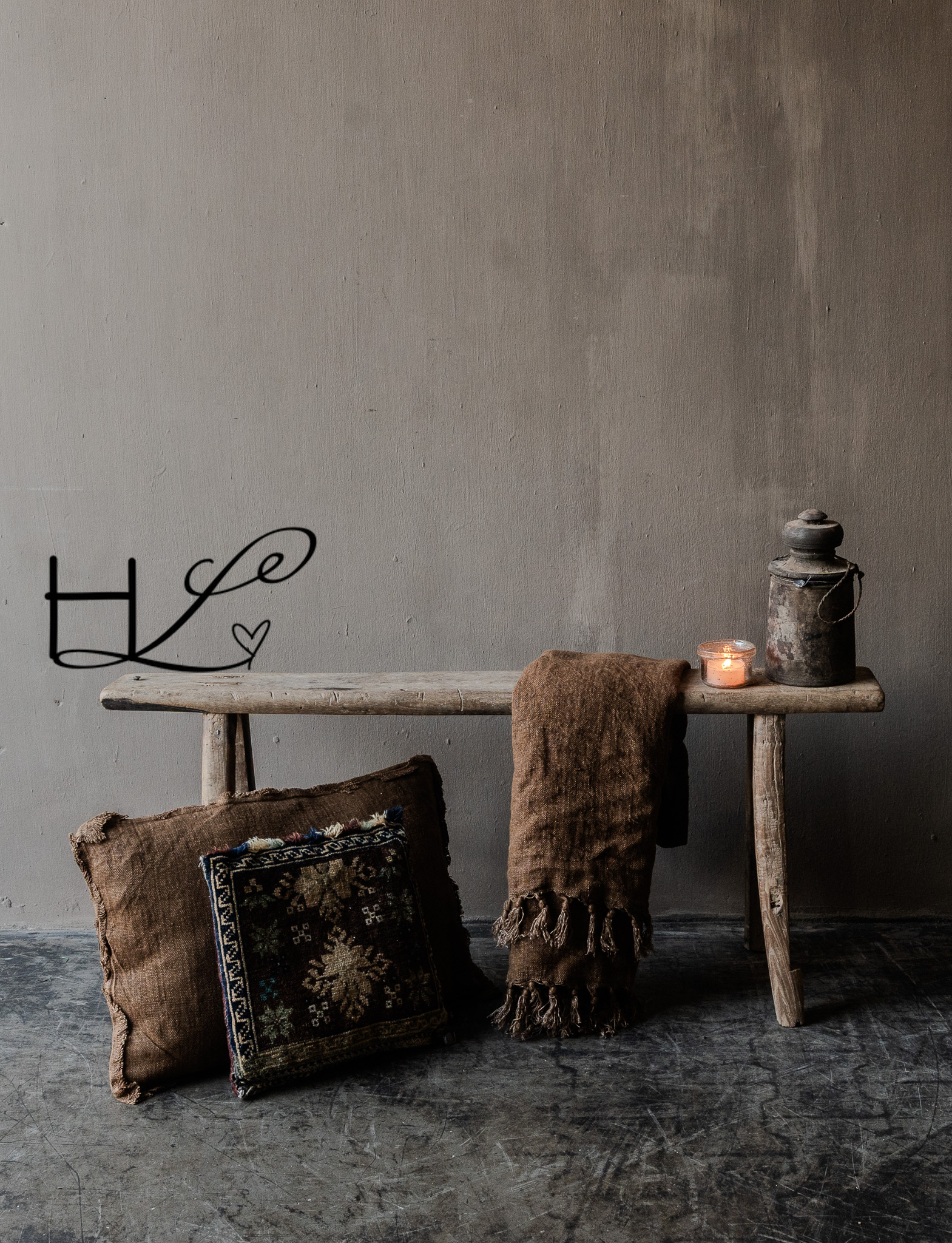 Authentic Chinese elmwood wooden bench-1