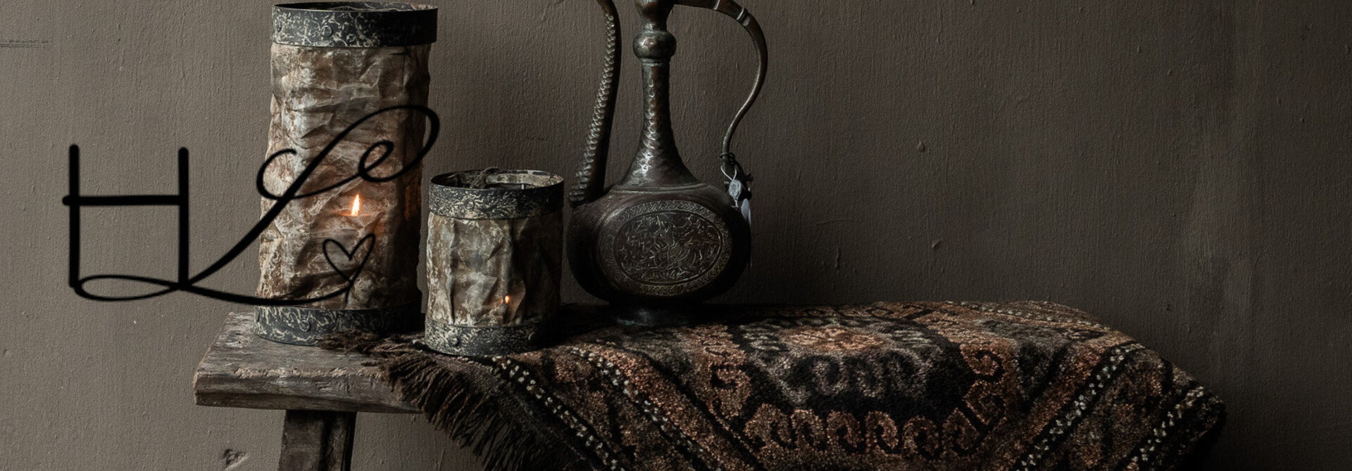 Vintage tablecloth or saddle cloth