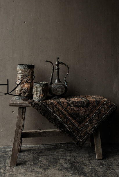 Vintage tablecloth, wall hanging, saddle cloth or floor rug