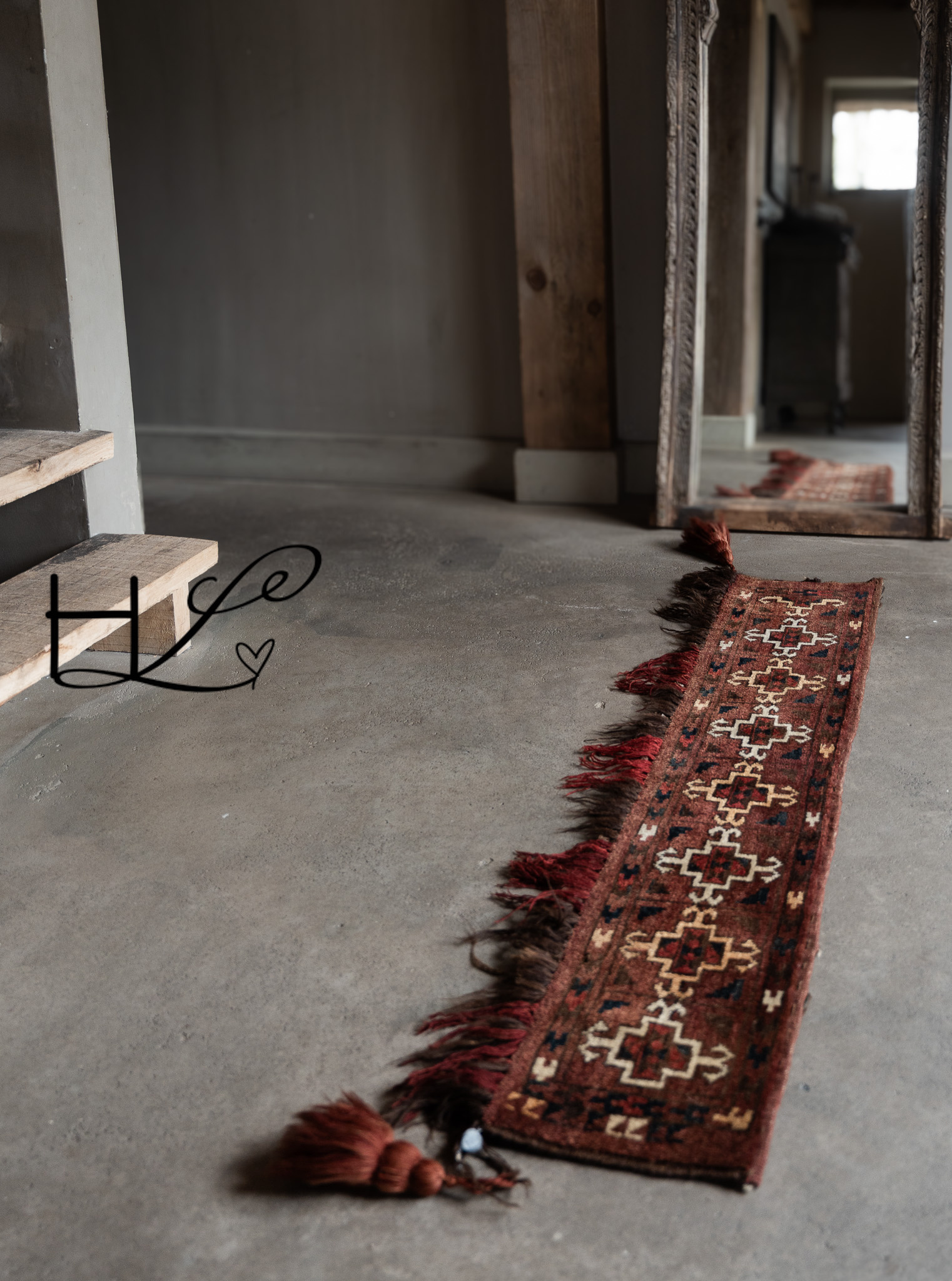 Vintage tablecloth or saddle cloth-1