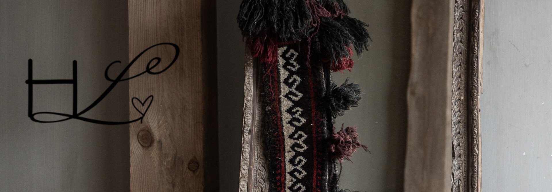 Vintage tribal woven tassel band – Afghanistan / India