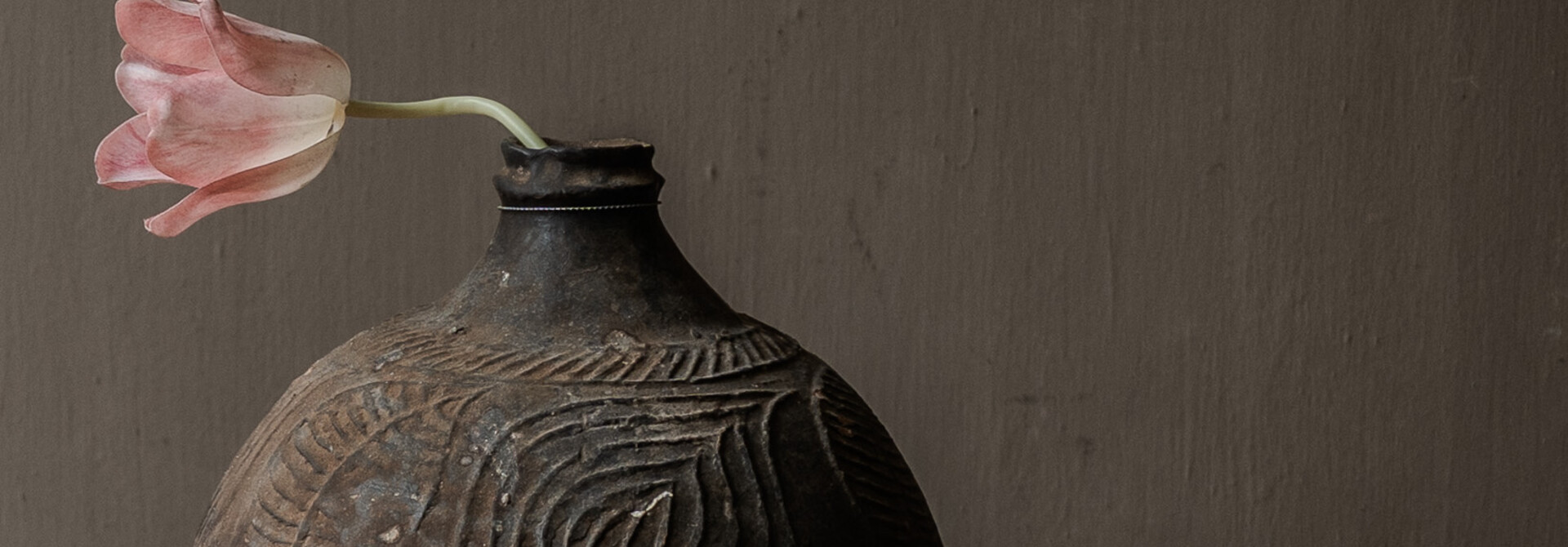 Antique Earthenware Jug Hoffz