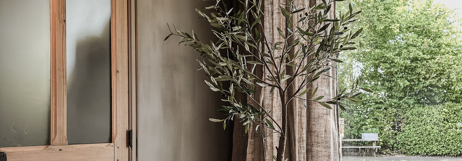 Kunstboom Olijfboom   met olijfjes