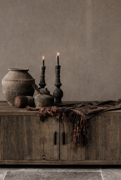 Robust wooden TV cabinet