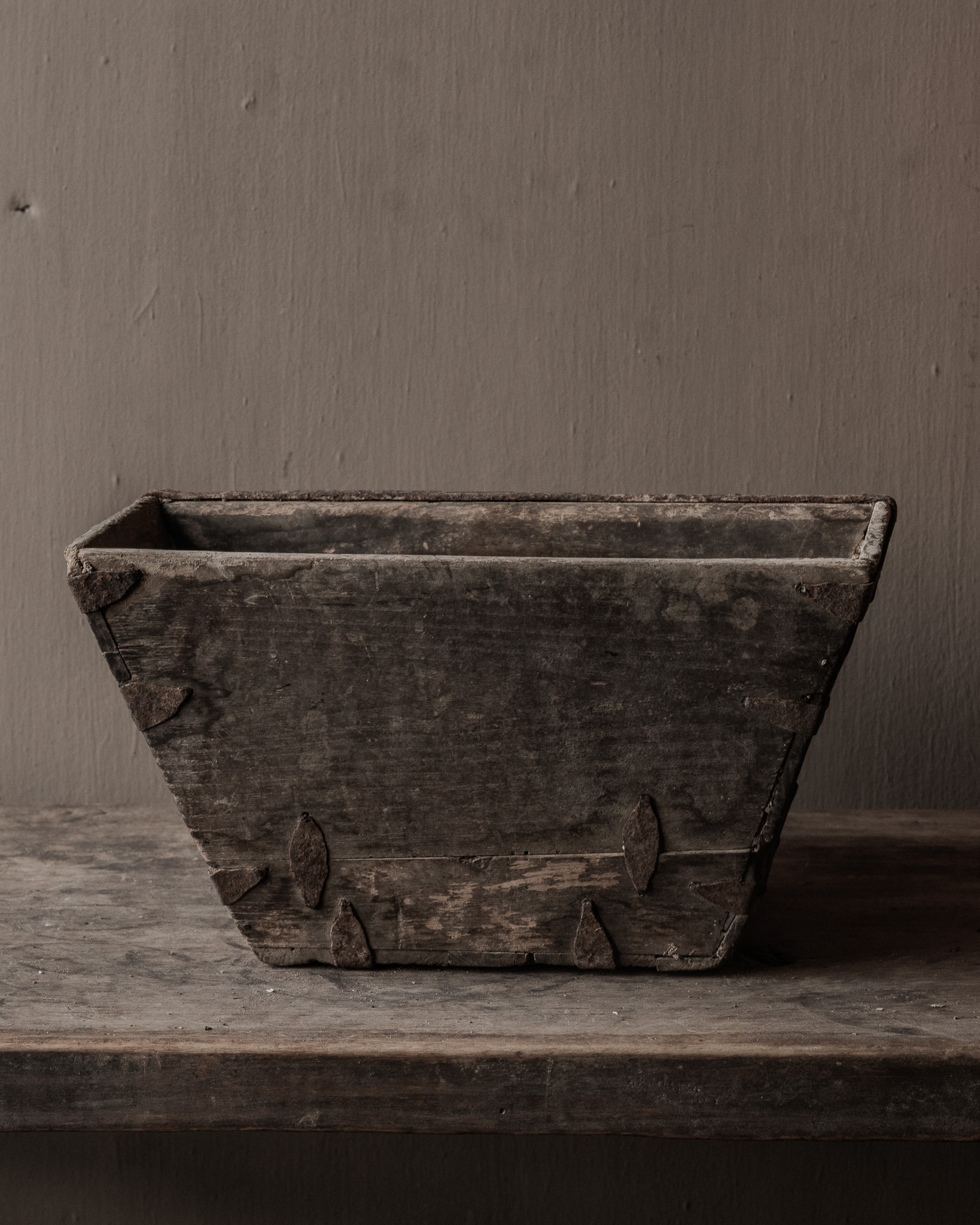 Old wooden seed tray/rice tray-6