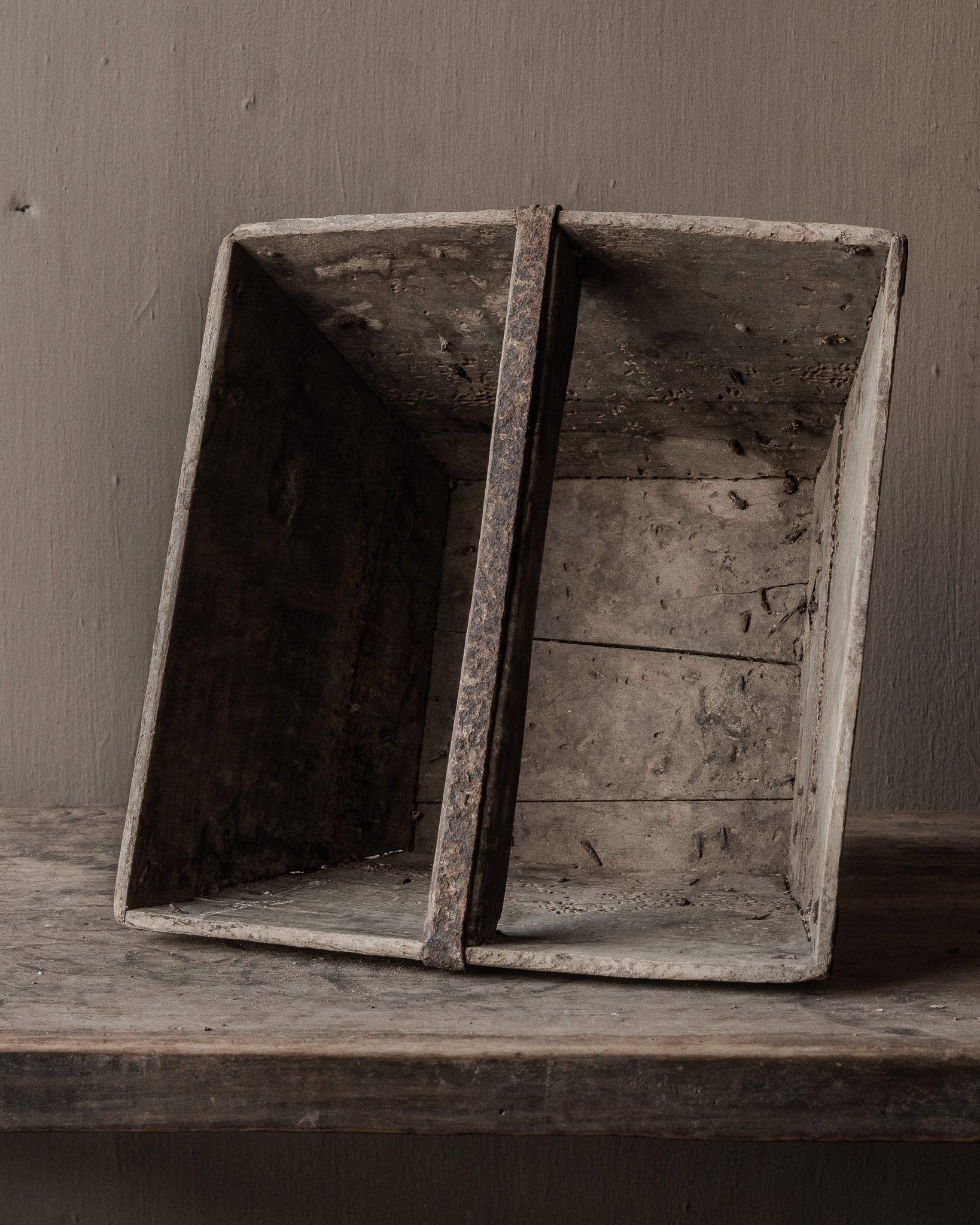 Old wooden seed tray/rice tray-7