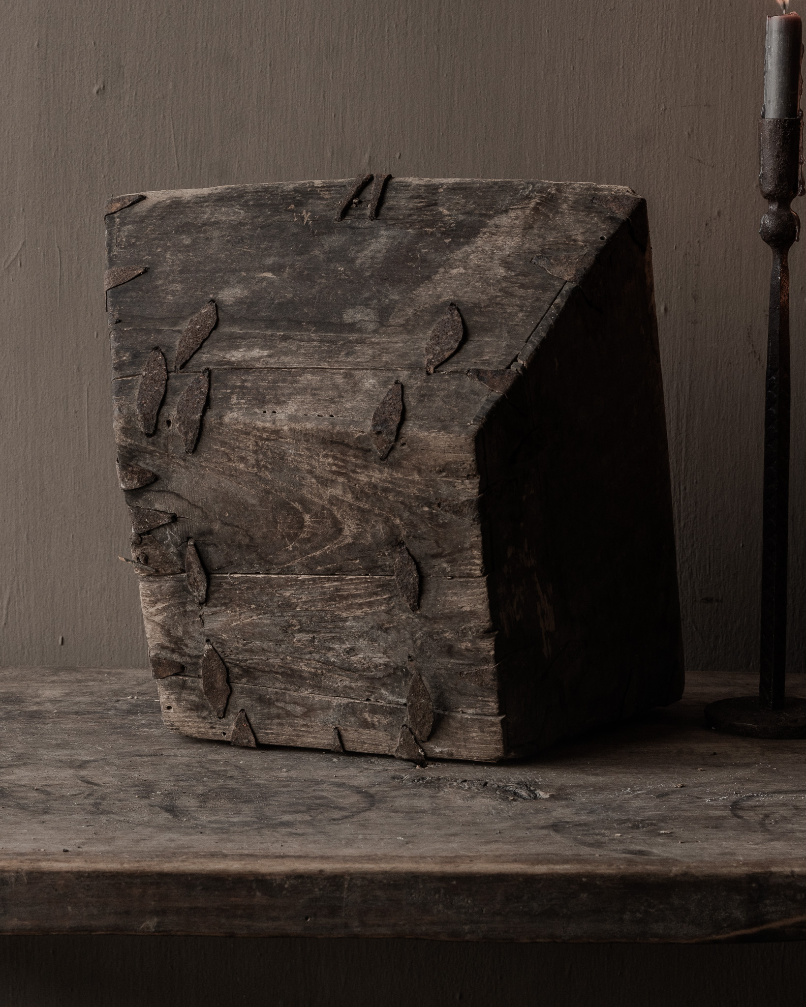 Old wooden seed tray/rice tray-8