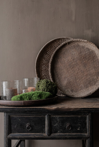 Authentieke Nepalese Rijstzeef – Handgevlochten | Uniek Decoratiestuk